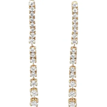 Náušnice Zlaté Náušnice s Diamanty 2020751