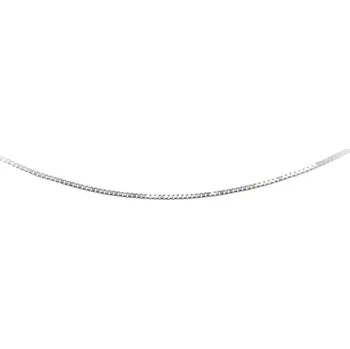 Řetízek Řetízek Cube - Kostka z Bílého Zlata 7090821