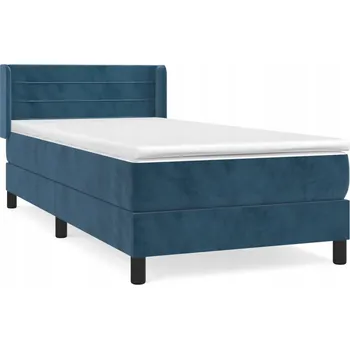 Postel Čalouněná jednolůžková postel VidaXL 80x200 cm, modrá