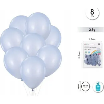 Balónek Světle šedý latexový balónek - narozeninová dekorace