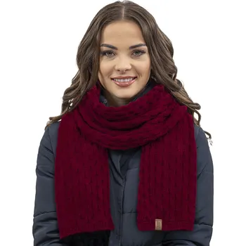 Šála Dámská šála teplá módní bordó Vivisence 7015S