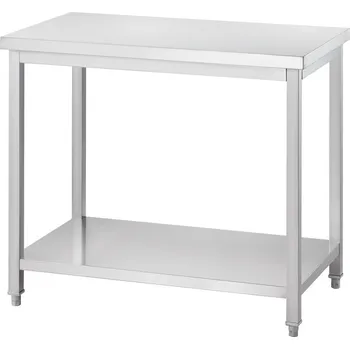 Dílenský stůl Nerezový prostorový stůl s policí Stalgast 160x70x85cm