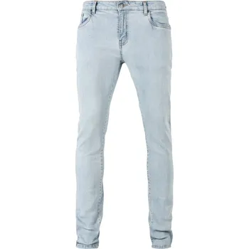 Pánské džíny Džíny Urban Classics Slim Fit Zip Jeans - modré, 32/34