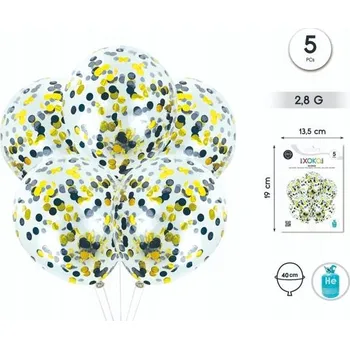 Balónek Gumový balónek s konfetami - dekorace na párty