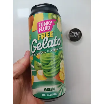 Pivo Funky Fluid Free Gelato: Green 0,5% 0,5l