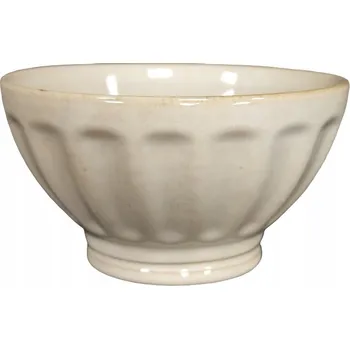 Keramická miska 400 ml krémová béžová ručně malovaná 23 cm