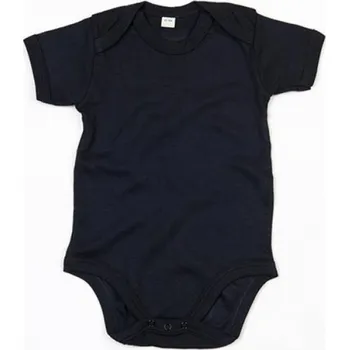 Dětské body Babybugz Organic Baby Short - černé, 6-12 měsíců