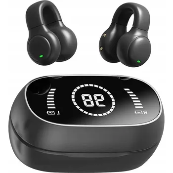 Sluchátka BEZDRÁTOVÁ SLUCHÁTKA S KLIPEM ZA UCHO A KOSTNÍM VEDENÍM ZVUKU S LED