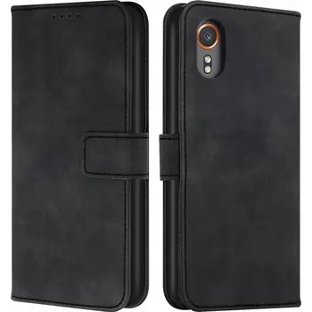 Pouzdro na mobilní telefon Kožené Pouzdro peněženka + 9H SKLO pro Samsung Galaxy Xcover 7