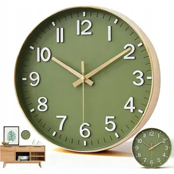 Hodiny Nástěnné hodiny minimalistické 30 cm tiché do kanceláře obýváku ložnice