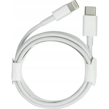Datový kabel Kabel Partner Tele USB-C - Apple Lightning 1 m bílý