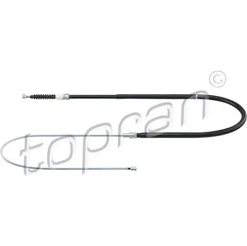 Lanko parkovací brzdy Lanovod parkovací brzdy TOPRAN 117 691