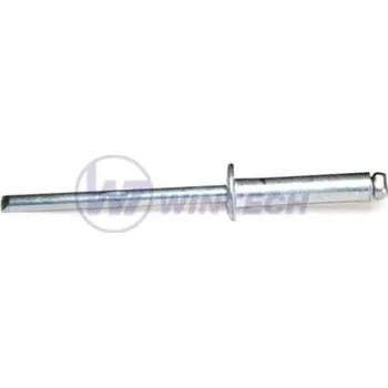 Nýt Nýt DIN 7337 Al/st 4,8x24 hl.16 ZB Cr3+ / balení 200 ks