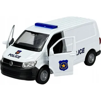 autíčko WELLY VW VOLKSWAGEN TRANSPORTER T6 VAN POLICIE 1:34 NOVÝ KOVOVÝ MODEL 43762