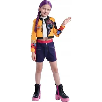 Karnevalový kostým Demon Hunters kpop Rumi kostým cosplay lovkyně démonů kostým 140-150 cm