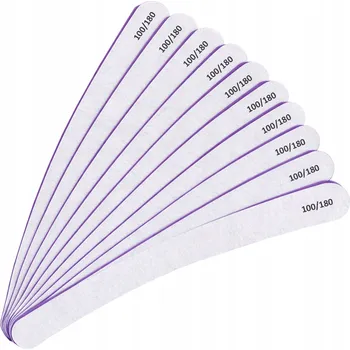 PILNÍK NA NEHTY BANÁN ZEBRA STANDARD 180/240, SADA 50 KS NA MANIKÚRU