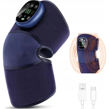 Masážní přístroj VZDUCHOVÁ MASÁŽNÍ PŘÍSTROJ NA KOLENA, LOKTY A RAMENA - REHABILITACE, VIBRACE, VYHŘÍVÁNÍ