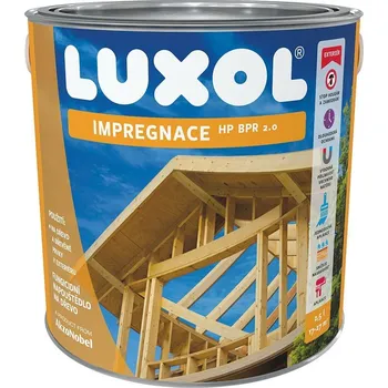 Lak na dřevo Luxol Impregnační nátěr HP BPR 2.0, bezbarvý, 2,5 l 5930895