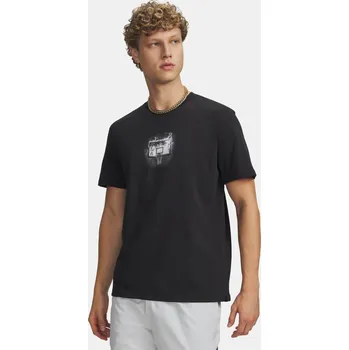 Pánské oblečení Under Armour Pánské tričko Curry Let Him Cook Tee 6009784-001 Černá SM