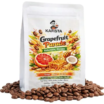 Kafista Grapefruit Parade – Kolumbie & Etiopie, Kokos, Med, Grep) - praženo na filtr