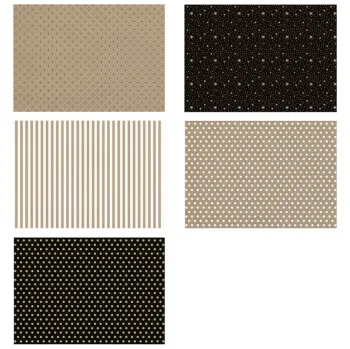 Papír Dárkový balicí papír KRAFT STYLE - mix / 70 x 200 cm