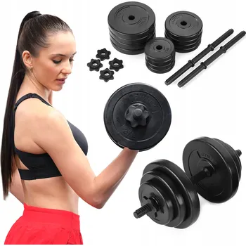 IP kamera SADA KOMPOZITNÍCH ČINEK S BITUMENOVOU VÝPLNÍ 2X10KG GYMTEK