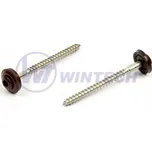 Klemp.šroub + EPDM, RAL 8017 4,5 x 60 A2 / balení 200 ks