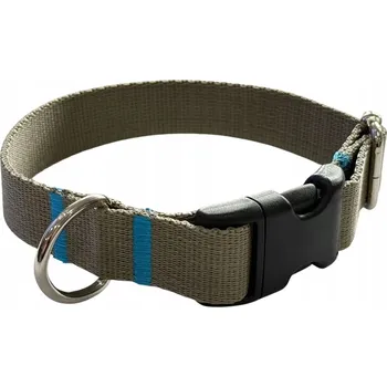 Obojek pro psa Obojek pro psa 2,5 cm s přezkou, nastavitelný, olivový Zepnij XS: 20-28 cm