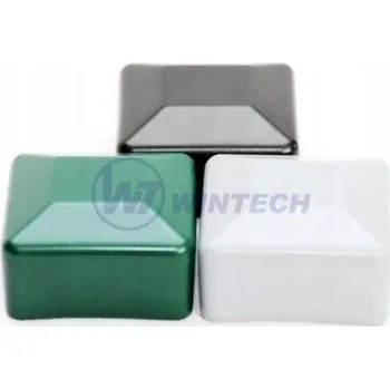 Zátka na hranaté cs.sl.40x40mm,černá / balení 1 ks