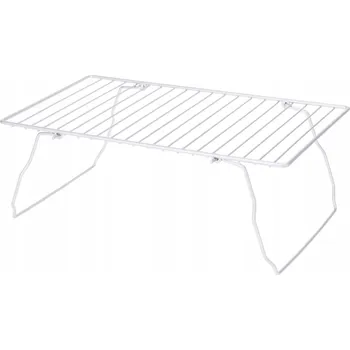 police KUCHYŇSKÁ POLICE NA PRACOVNÍ DESKU KOVOVÁ BÍLÁ SKLÁDACÍ NA KOŘENÍ