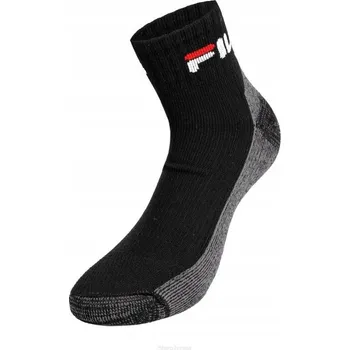 Ponožky Fila Sportovní kotníkové ponožky černé x1 39-42