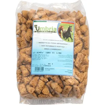 Krmivo pro koně Pamlsky Umbria Equitazione Lněmé semínko (1kg)