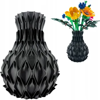 Váza Váza 3D Forge plast 15 x 18 cm