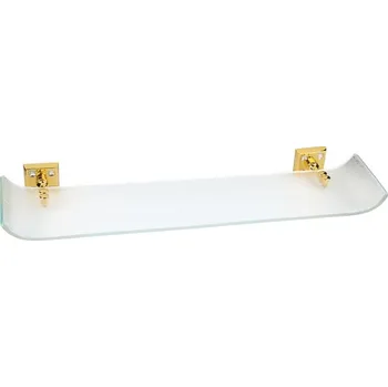 Drátěná police Polička Tria s potahem 24k zlata