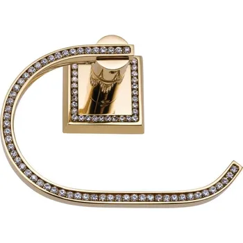 Úchyt na toaletní papír Mimoza s potahem 24k zlata