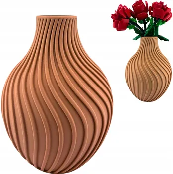 Váza Váza 3D Forge plast 15 x 20 cm