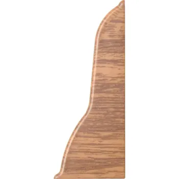 Podlahová lišta Pravá koncovka k soklové liště 62mm PVC DUB HERITAGE (Dubové dědictví)