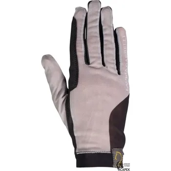 Rukavice HKM -LIMONE- - Šedá/béžová/černá - XS