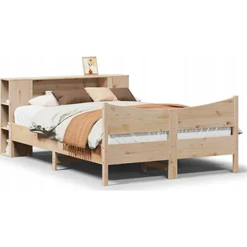 Postel VidaXL Rám postele bez matrace, 120x200 cm, masivní borové dřevo