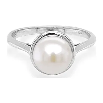 Prsten Zlatý Prsten s Perlou 7130291