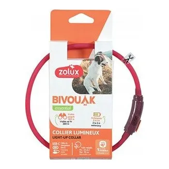 Obojek pro psa Silikonový svítící obojek pro psa Zolux vel. XS/S