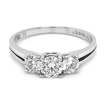 Prsten Zlatý Zásnubní Prsten s Diamanty 2010843