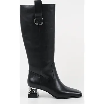 Dámské kozačky Kožené kozačky Karl Lagerfeld KAYLA KL35470.000 černá 99X, EUR 41