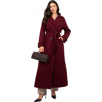 Dámské oblečení Dámský Elegantní Kabát Přechodový Dvouřadý s Kapsami