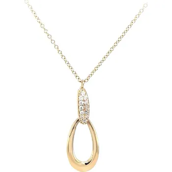 Náhrdelník Zlatý Náhrdelník se Zirkony 7040413