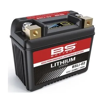 Motobaterie Lithiová motocyklová baterie bs-battery bsli-02 360102 700.360102