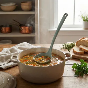 Naběračka Naběračka na polévku s odměrkou ALTOM DESIGN 32 cm šalvějová