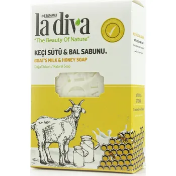 Mýdlo Mýdlo v kostce Kozí mléko a med 100 g - LA Diva