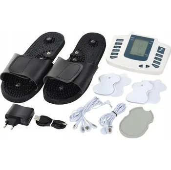 Masážní přístroj Pantofle a 4 elektrody pro elektrostimulátor svalů a nervů masážní přístroj uvolňuje