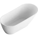 CERANO - Volně stojící akrylátová vana Savoia - bílá matná - 170x80 cm